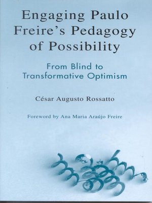 cover image of Engaging Paulo Freire's Pedagogy of Possibility